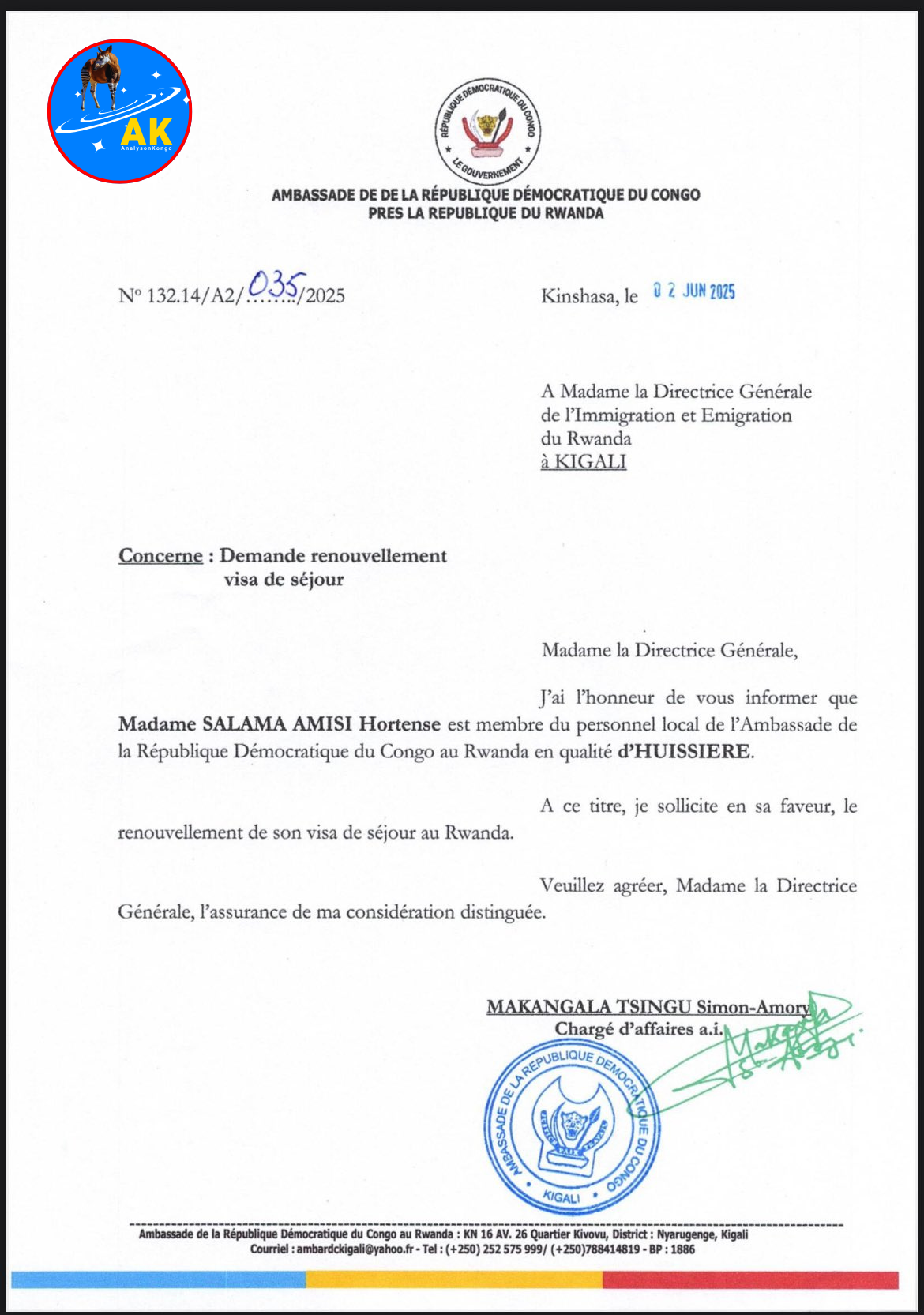 Quand la RDC ferme l’ambassade du Rwanda… mais garde la sienne à Kigali : mensonge d’État ou confusion diplomatique ?