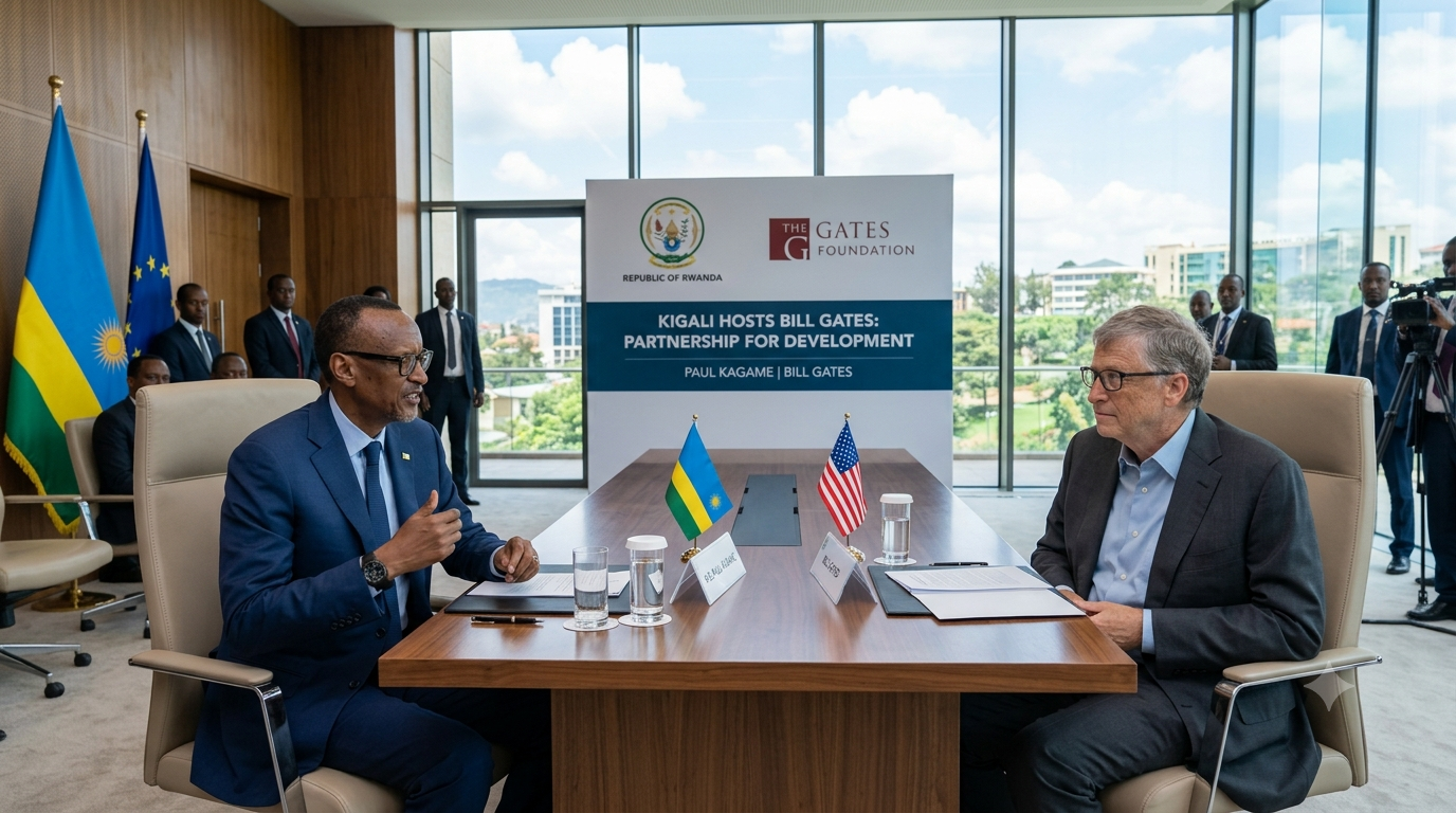 Bill Gates au Rwanda : une visite qui renforce la stratégie d’influence de Kigali dans les Grands Lacs