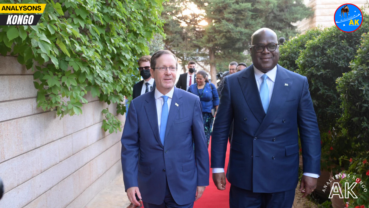 RDC-Israël : à Jérusalem, Tshisekedi défend l’intégrité territoriale de la RDC et cherche à accélérer le partenariat stratégique